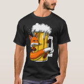 Fox Beer Lover Tシャツ (正面)