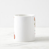 Fox Christmas Lights Xmas  コーヒーマグカップ (中央)