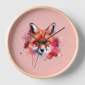 Fox Clock 壁時計 (正面)
