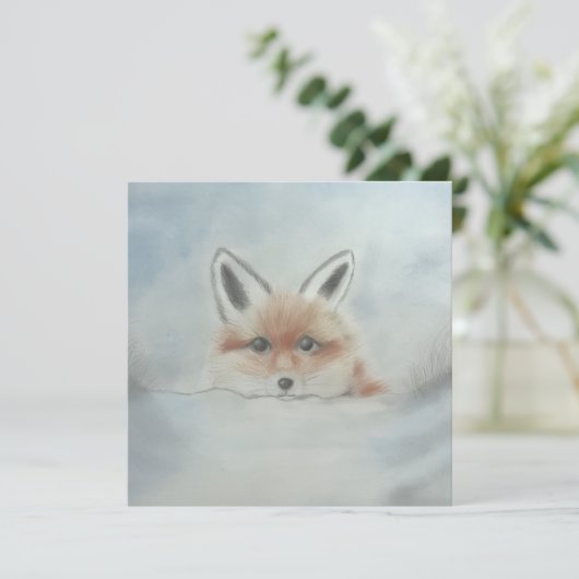 Fox cub flat card (スタンド正面)