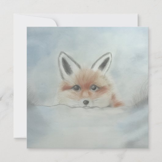 Fox cub flat card (正面)