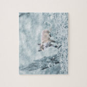 Fox Cub in the Snow ジグソーパズル (縦)