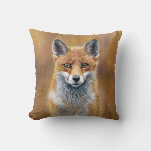 Fox Cushion.  クッション (正面)