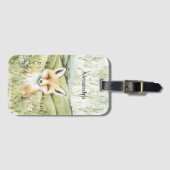 Fox Daisy Flowers ラゲッジタグ (正面横)