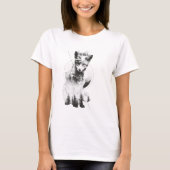 Fox Design Double Exposed Tシャツ (正面)