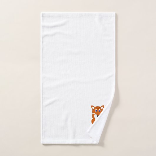 Fox Design Monogrammed バスタオルセット (ハンドタオル)