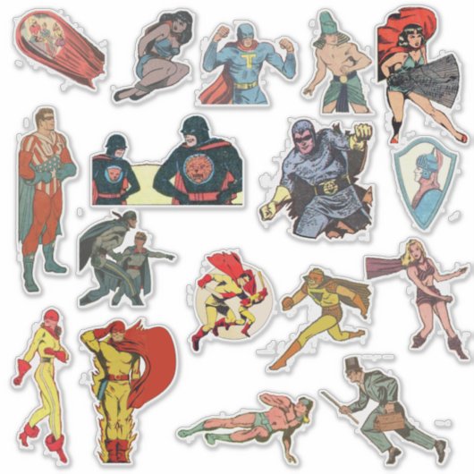 Fox Features Stickers Set #1 シール (正面)