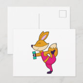 Fox Fitness ダンベル ポストカード (正面/裏面)