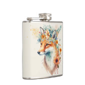 Fox Flower Crown Watercolor                        フラスク (右)