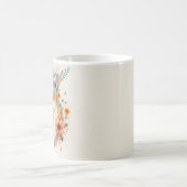Fox Flower Crown Watercolor                        モーフィングマグカップ (中央)