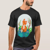 Fox  for women, men, children  2 tシャツ (正面)