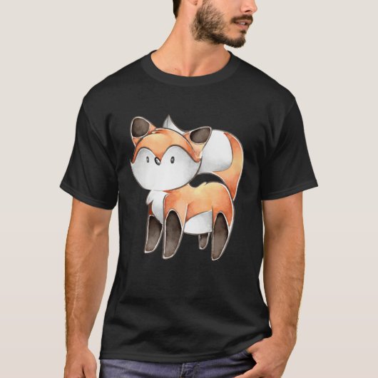 Fox  for women men children  3 tシャツ (正面)
