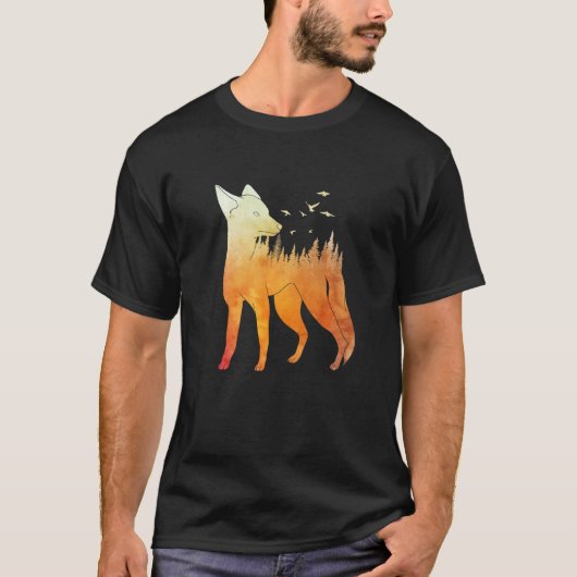 Fox forest fox hunter hunting Fox  2 Tシャツ (正面)