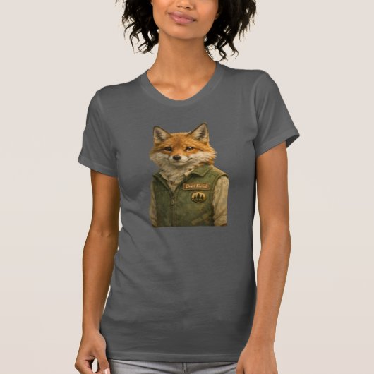 Fox Forest Ranger – 女性用Bella+CanvasトリブレンドTシャツ Tシャツ (正面)