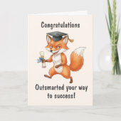 Fox Graduation カード (正面)