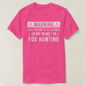 Fox hunting gift tシャツ (デザイン正面)