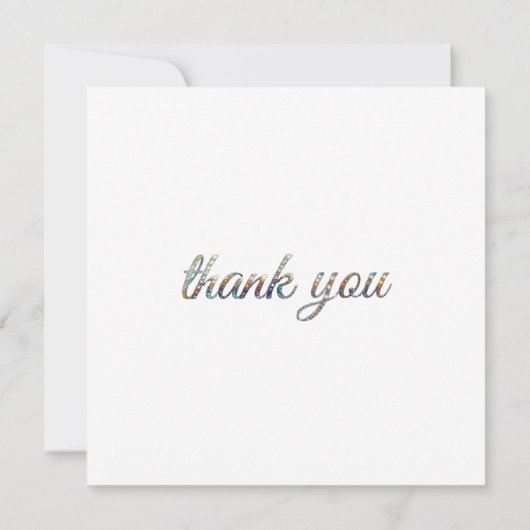 Fox in a Magical Forest Library サンキューカード (裏面)