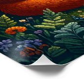 Fox in a Magical Forest Library ポスター (コーナー)