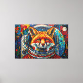 FOX IN SPACE キャンバスプリント (正面)