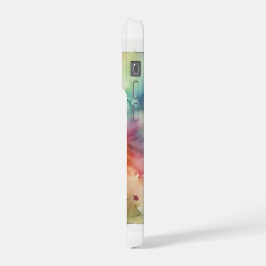 Fox in the Serene Forest 230924AREF126 - Watercolo iPhoneケース (左側面)