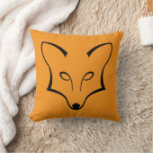 Fox Logo Throw Pillow クッション (ブランケット)