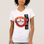 fox mask design tシャツ (正面)