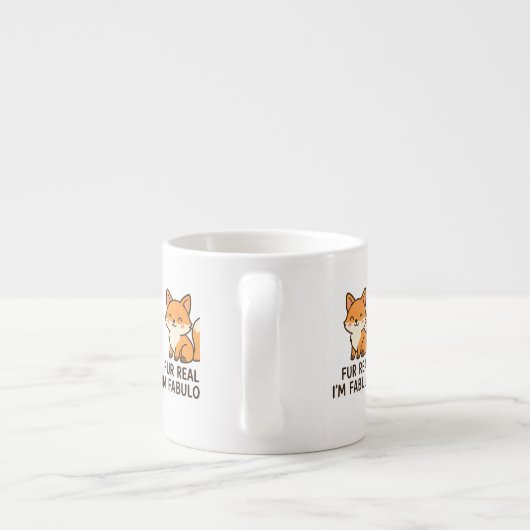 Fox mug エスプレッソカップ (裏面)