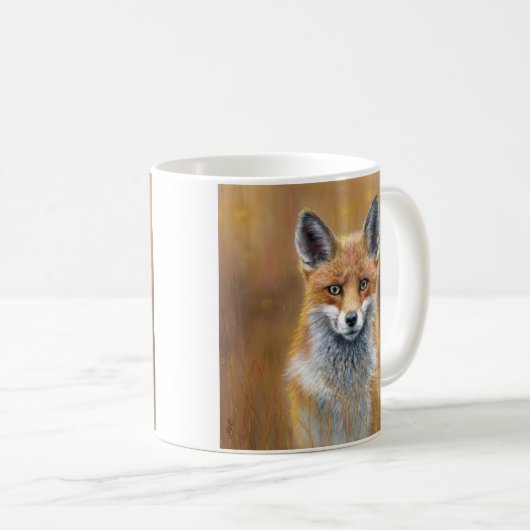 Fox mug コーヒーマグカップ (正面右)