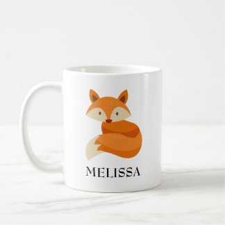 Fox Name Personalized コーヒーマグカップ