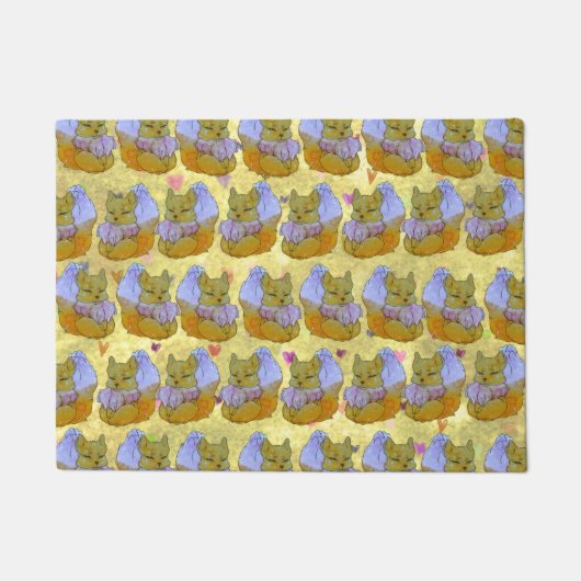 Fox named Dice ドアマット (正面)