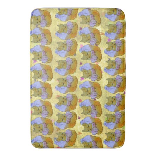 Fox named Dice バスマット (正面縦)