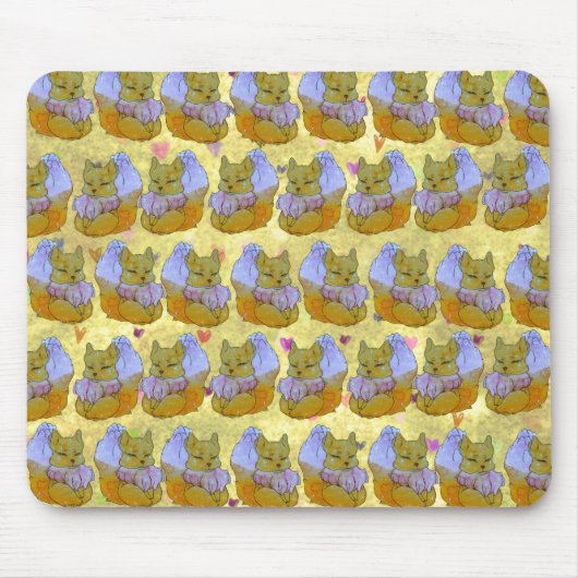 Fox named Dice マウスパッド (正面)