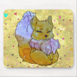 Fox named Dice マウスパッド<br><div class="desc">The Lucky Charms they are a group of very lucky and cute Friends of Animals with beautiful and colorful patterns spreading luck as they go along the road of happy life journey. Hi I'm a Fox from the universe of luck and my name is Dice just like the lucky Dice...</div>