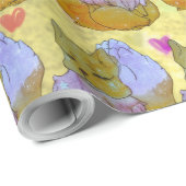 Fox named Dice ラッピングペーパー (ロールコーナー)