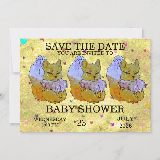 Fox named Dice 招待状 (正面)