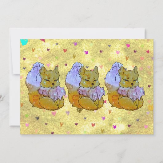 Fox named Dice 招待状 (裏面)