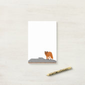 🦊 Fox on the Rock ポストイット (デスク上)