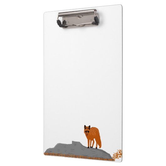 🦊 Fox on the Rock Clipboard - Office Notepad Hold クリップボード (左)