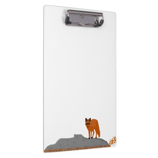 🦊 Fox on the Rock Clipboard - Office Notepad Hold クリップボード (右)