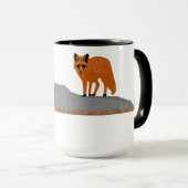 🦊 Fox on the Rock Combo Mug マグカップ (正面右)