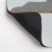 🦊 Fox on the Rock Mouse Pad マウスパッド (コーナー)