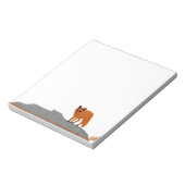 🦊 Fox on the Rock Notebook / Notepad ノートパッド (回転)