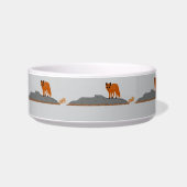 🦊 Fox on the Rock Pet Bowl ボウル (左)