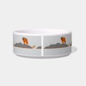🦊 Fox on the Rock Pet Bowl ボウル (裏面)