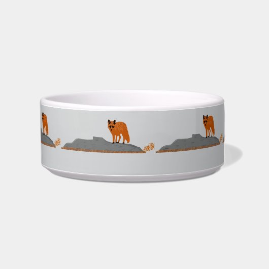 🦊 Fox on the Rock Pet Bowl ボウル (右)