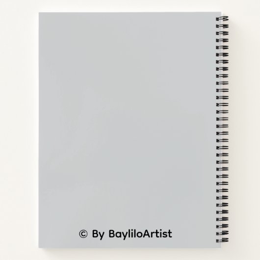 🦊 Fox on the Rock Spiral Notebook   ノートブック (裏面)