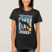 Fox Outfit for Foxes Lovers Apparel for Boys Tシャツ (正面)