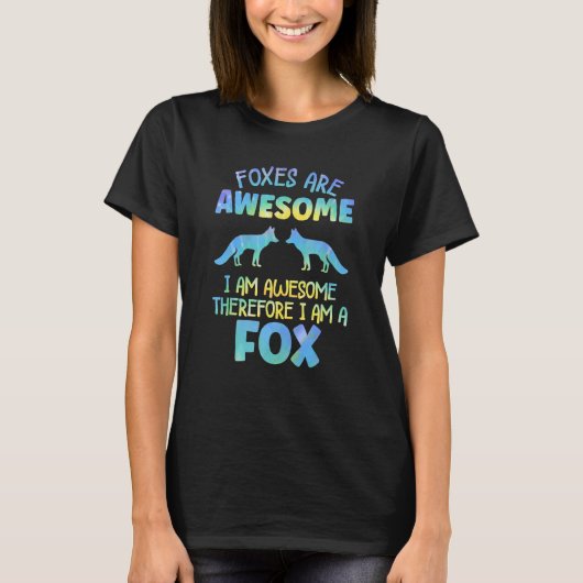 Fox Outfit for Foxes Lovers Apparel for Women Kids Tシャツ (正面)