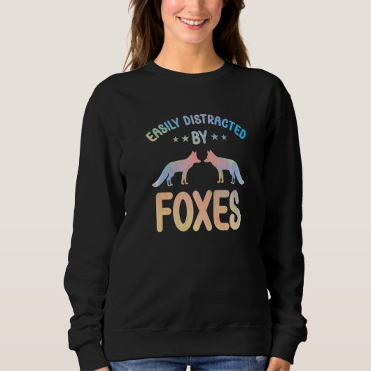 Fox Outfit for Foxes Lovers Apparel Women Girls Pr スウェットシャツ (正面)
