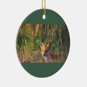 Fox Photo Ornament  セラミックオーナメント (右)